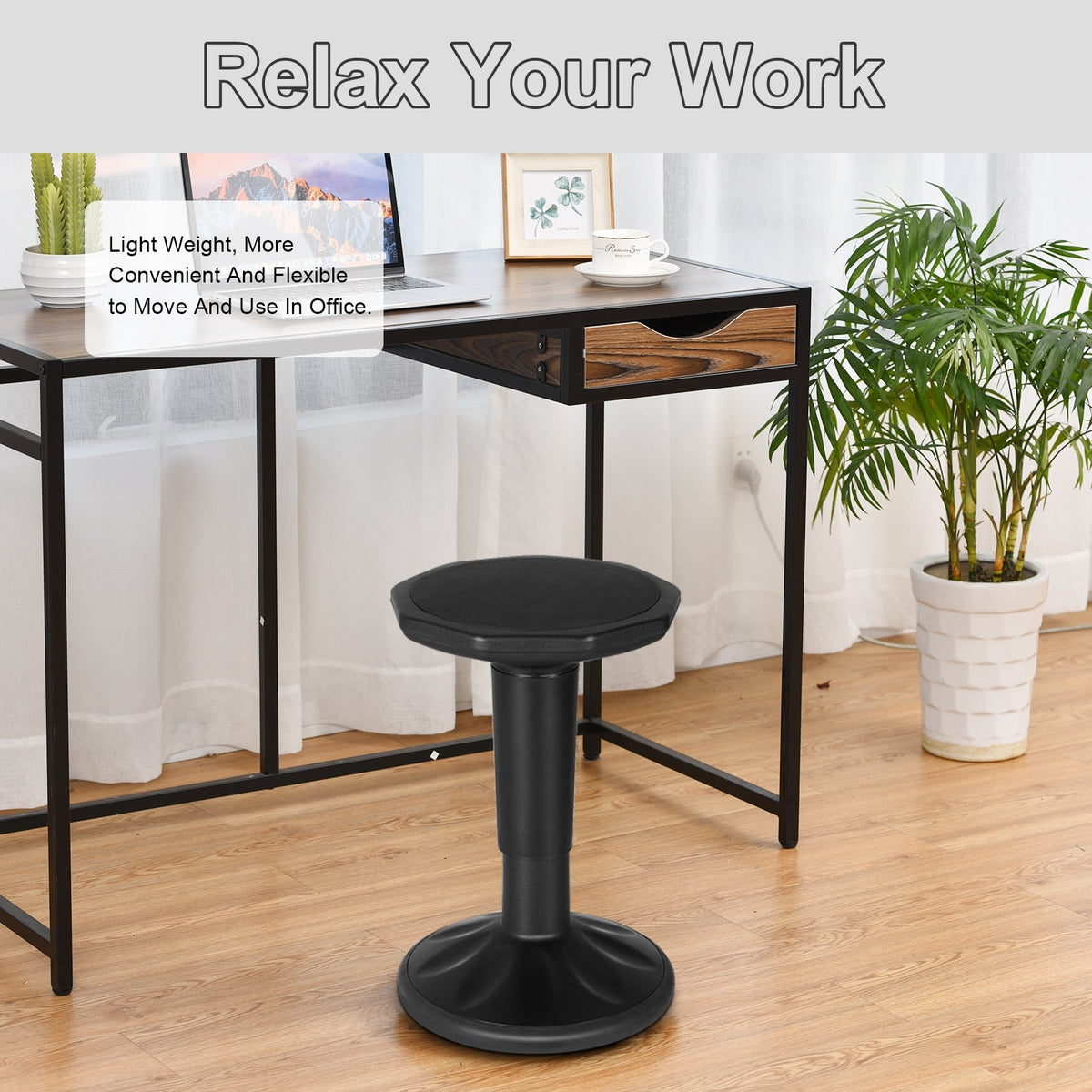 Adjustable Wobble Stool for Kids and Adults